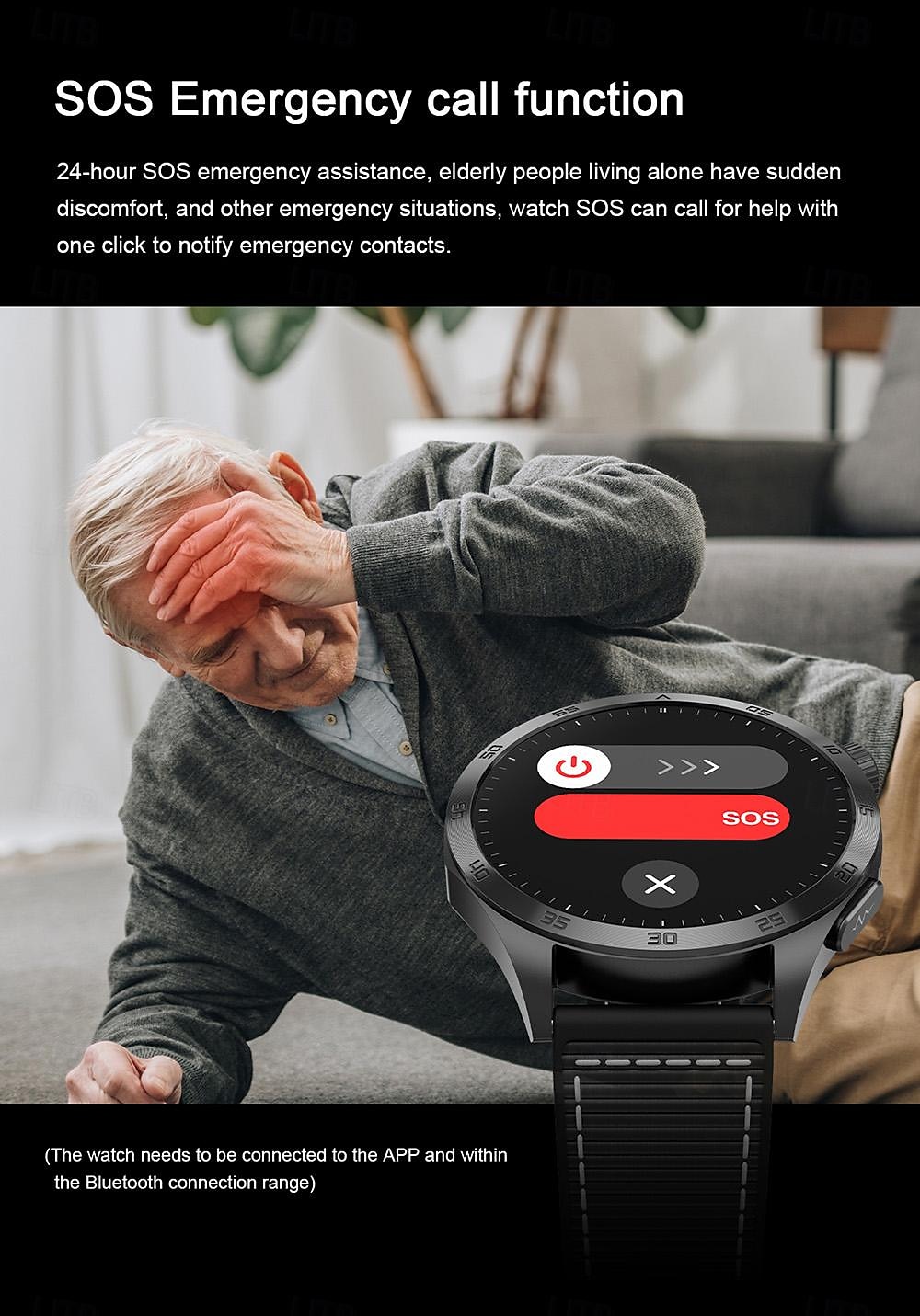 Smart Watch for Men - ECG, Blood Pressure, Body Temperature Monitoring, IP68 Waterproof Fitness Tracker 2025 - $69.99 –P14