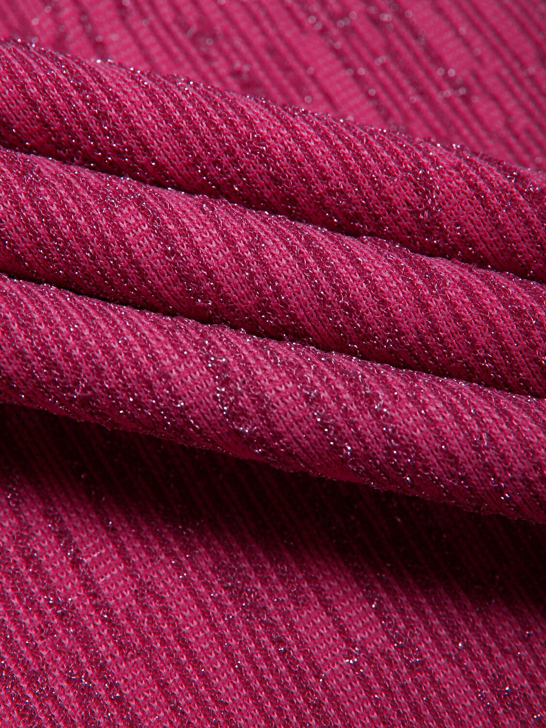 Pink Ruffle Diagonal Neck Drawstring Knit Party/Wedding Guest Maxi ...