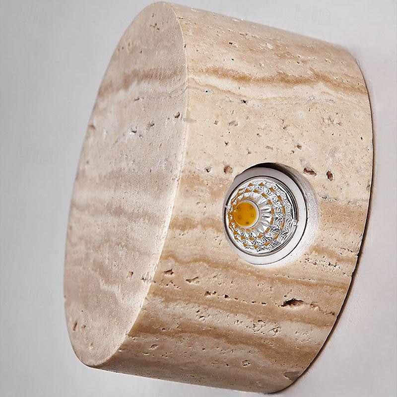 LED Sconce Post Modern Marble Wall Light Indoor Round Beam Spot Light 3000K Warm White Lighting Fixture Bedroom Bedside Wall Lamp for Hallway Living Room Porch Office 2025 - $104.99 –P5