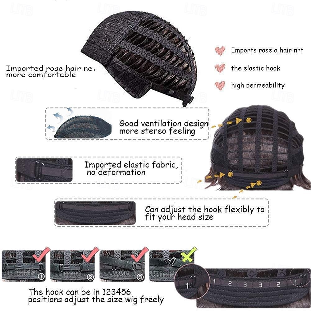 parrucche caschetto corto da pixie per donna parrucca di capelli lisci con taglio a caschetto bianco parrucca sintetica di ricambio per cosplay di Halloween argento bianco nero del 2026 a $18.99 –P6