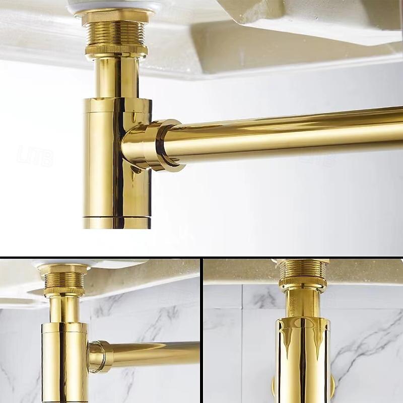 Faucet accessory - Superior Quality Pop-up Water Drain With Overflow Contemporary Copper Electroplated 2025 - $89.99 –P10