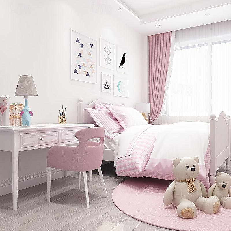 300 * 60 cm selbstklebende Tapete für das Schlafzimmer, wasserdicht und feuchtigkeitsbeständig, einfarbig, aufgearbeiteter Aufkleber, weißer Hintergrund, Wanddekorationstapete 2025 - $18.99 –P4