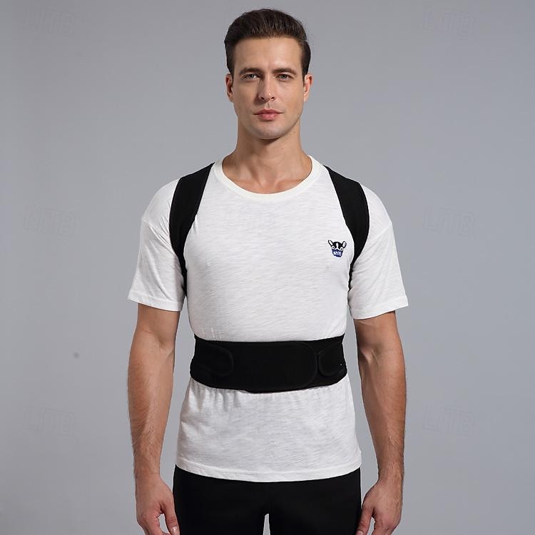 1 correttore posturale unisex per la schiena migliorato & supporto per la spalla: vestibilità comoda e regolabile per alleviare l'usura quotidiana del mal di schiena & migliora la postura del 2025 a $9.49 –P3