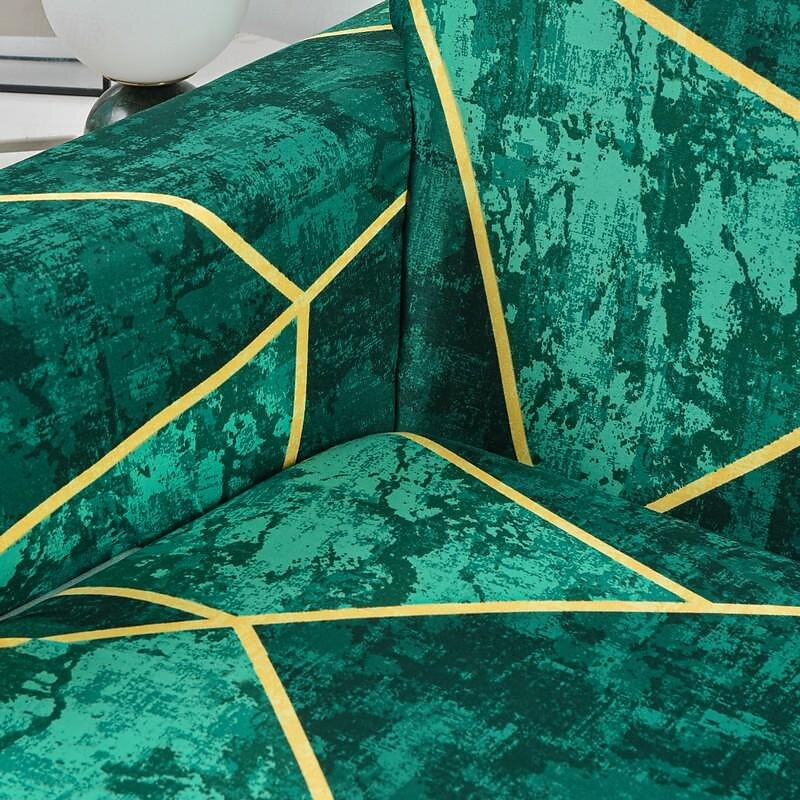 Geometric Color Blocks Sofa Cover Elastic Sofa Slipcover L Shaped Couch Cover Furniture Protector for Bedroom Office Living Room Home Decor 2025 - $20.99 –P17