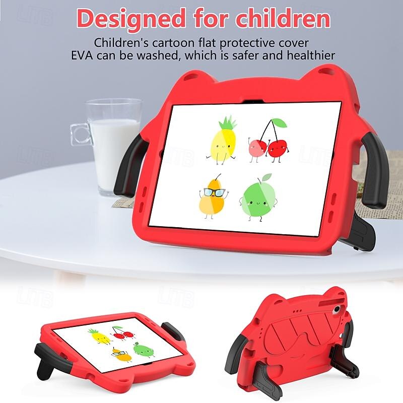 Tablet Case Cover For Lenovo M8 4th Gen TB300FU M10 Plus 3rd Gen 10.6" TB-125/128 M8 FHD / HD TB-8505/8506/8705 Handle Pencil Holder Shoulder Strap Cartoon EVA 2025 - $15.99 –P1
