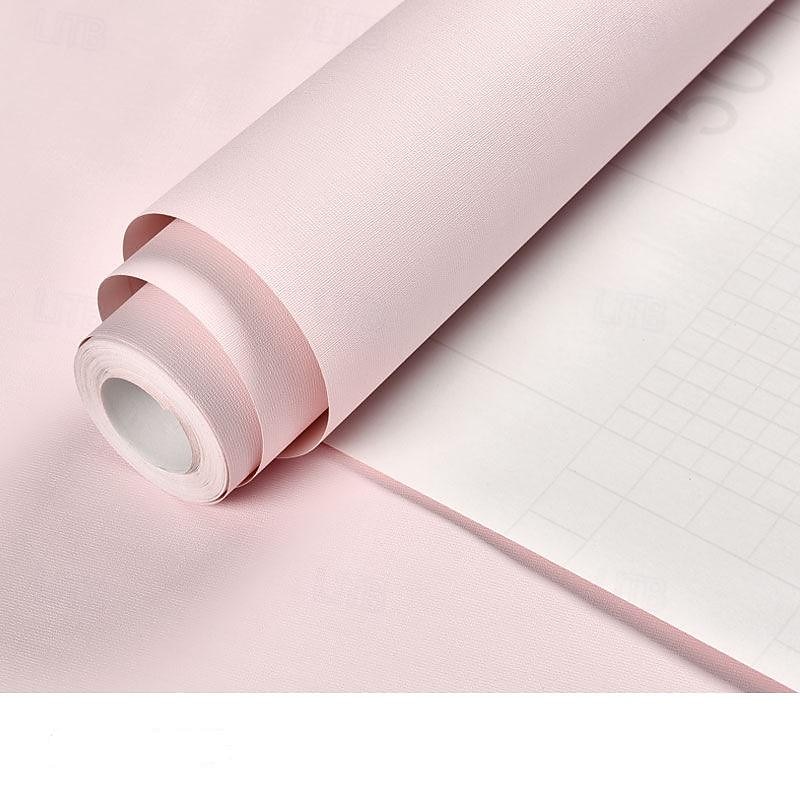 300 * 60 cm selbstklebende Tapete für das Schlafzimmer, wasserdicht und feuchtigkeitsbeständig, einfarbig, aufgearbeiteter Aufkleber, weißer Hintergrund, Wanddekorationstapete 2025 - $18.99 –P9