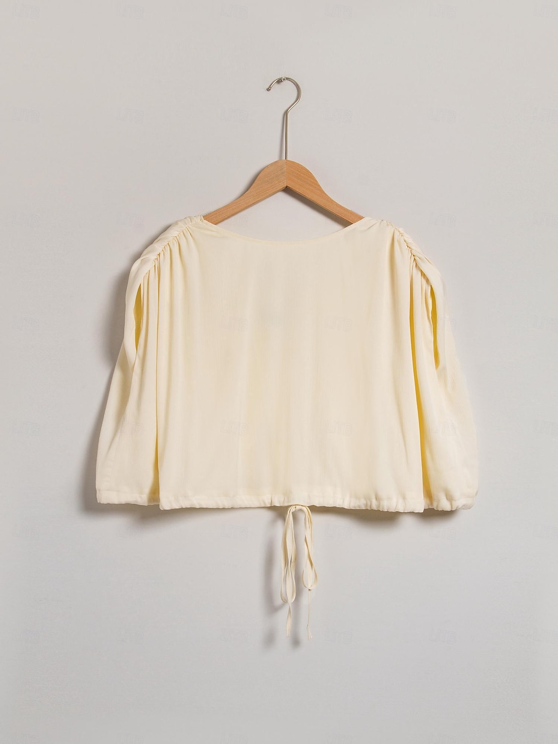 Women's Crop top Drawstring Sleeveless Satin Top Elegant Casual Work Spring Summer 2025 - $33.99 –P7