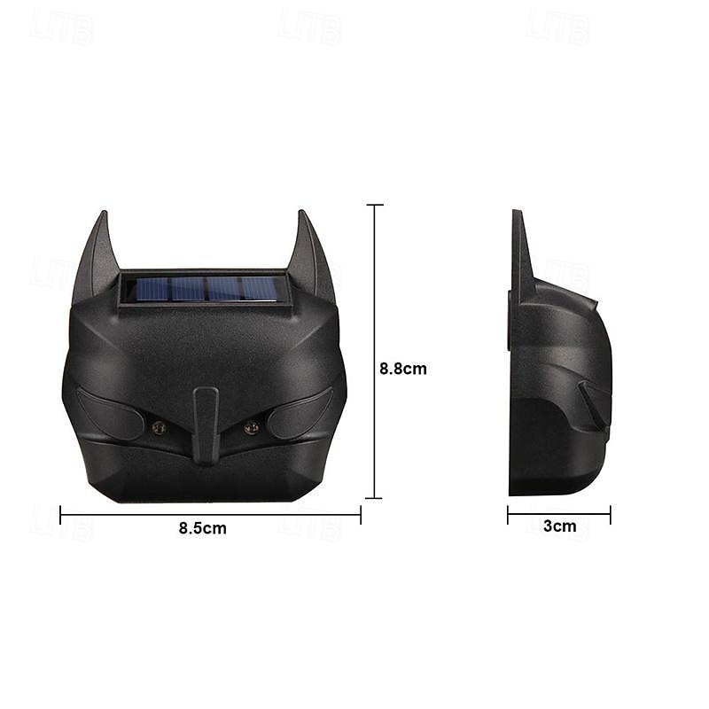 Solar Powered Animal Repeller Solar Ultrasonic Animal RepellentDeterrent Cat/Bird Repeller Frighten Animals Sonar Repellent 2025 - $17.99 –P8