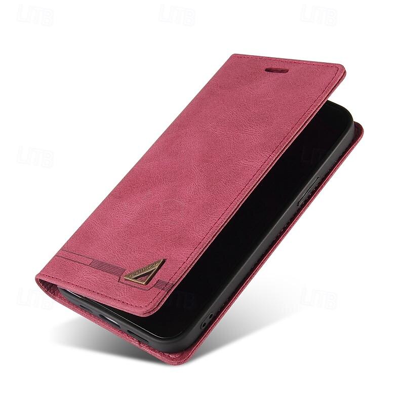 2025年 Samsung Galaxy S24 S23 S22 S21 S20 Ultra Plus FE A54 A34 A14 Note 20 10 S25 Ultra ウォレットケース マグネティックフルボディプロテクティブキックスタンドレトロTPU PUレザー  コレクション – $17.99 –P9