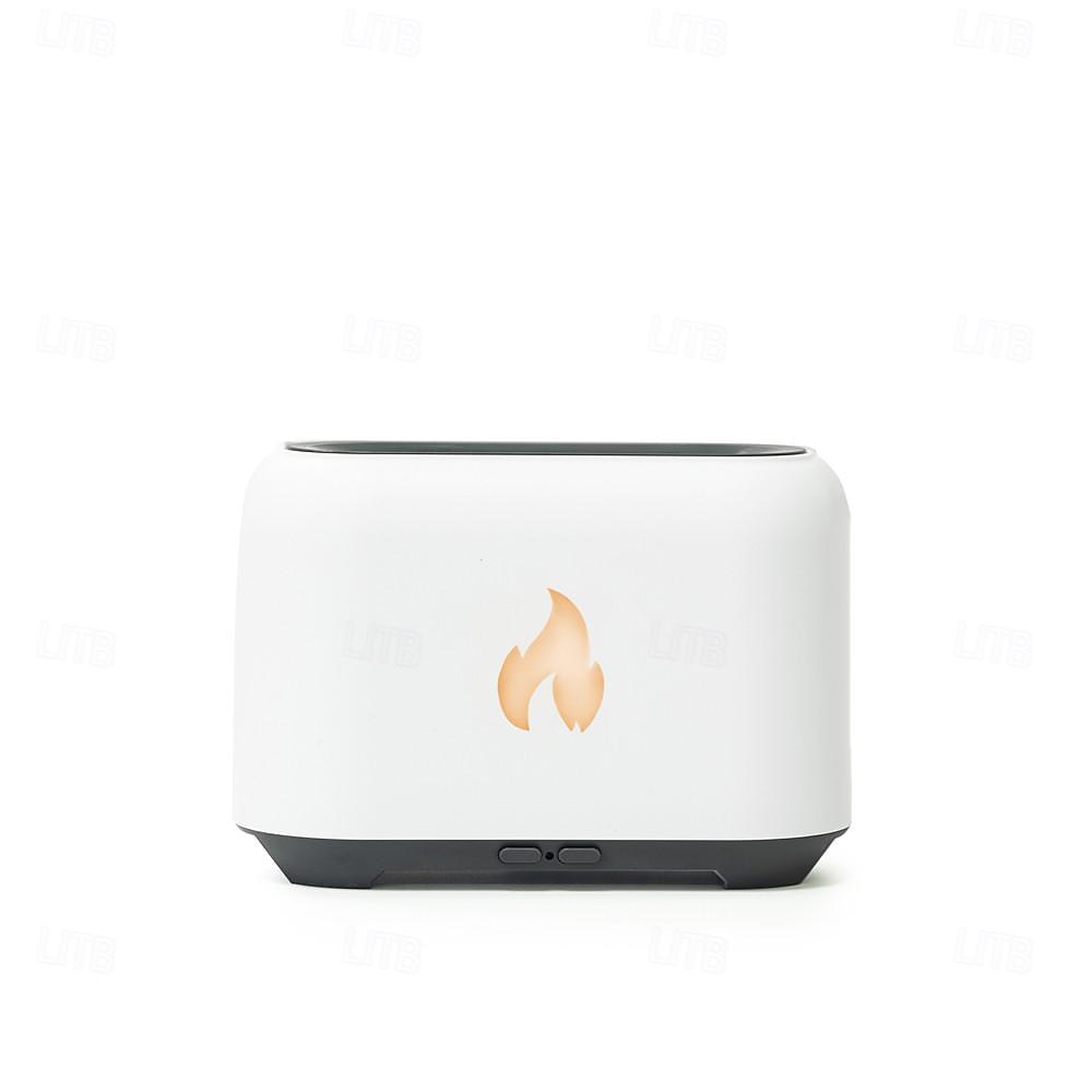 Umidificatore d'aria a vulcano LED Smart Light umidificatore profumato a fiamma lampada a cristallo di sale dispositivo per olio essenziale diffusore di aromi per la casa del 2025 a $28.99 –P3
