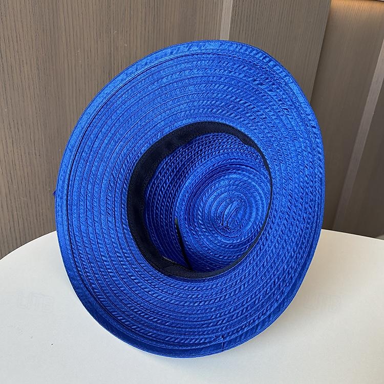 fascinators Hatter Hodeplagg polyester organza Bøttehatt Solhatt slørhatt Avslappet Ferie Elegant Årgang Med Fjær Blomst Hodeplagg Hodeplagg 2025 - $26.99 –P5