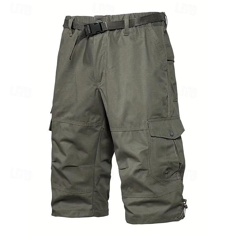Hombre Pantalones cortos tácticos Pantalón Corto Cargo Pantalón corto Shorts para senderismo Botones Multi bolsillo Plano Listo para vestir Corto Diario Exterior Ropa de calle Moda Clásico Azul 2026 - $21.99 –P5