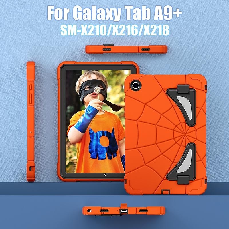 Tablet Case Cover For Samsung Galaxy Tab A9 8.7" S9 11 inch S8 11'' S7 11'' A8 10.5'' A9 Plus 11" with Adjustable Kickstand Shockproof Cartoon PC Silicone 2025 - $26.99 –P4