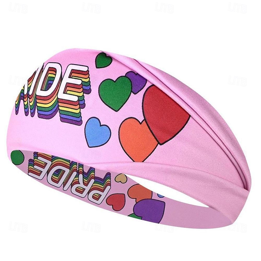 LGBT LGBTQ Arcobaleno Fascia assorbente del sudore Per adulto Per uomo Per donna Gay Lesbica Parata dell'orgoglio Mese dell'orgoglio Mascherata Costume di Carnevale facile del 2025 a $12.49 –P7