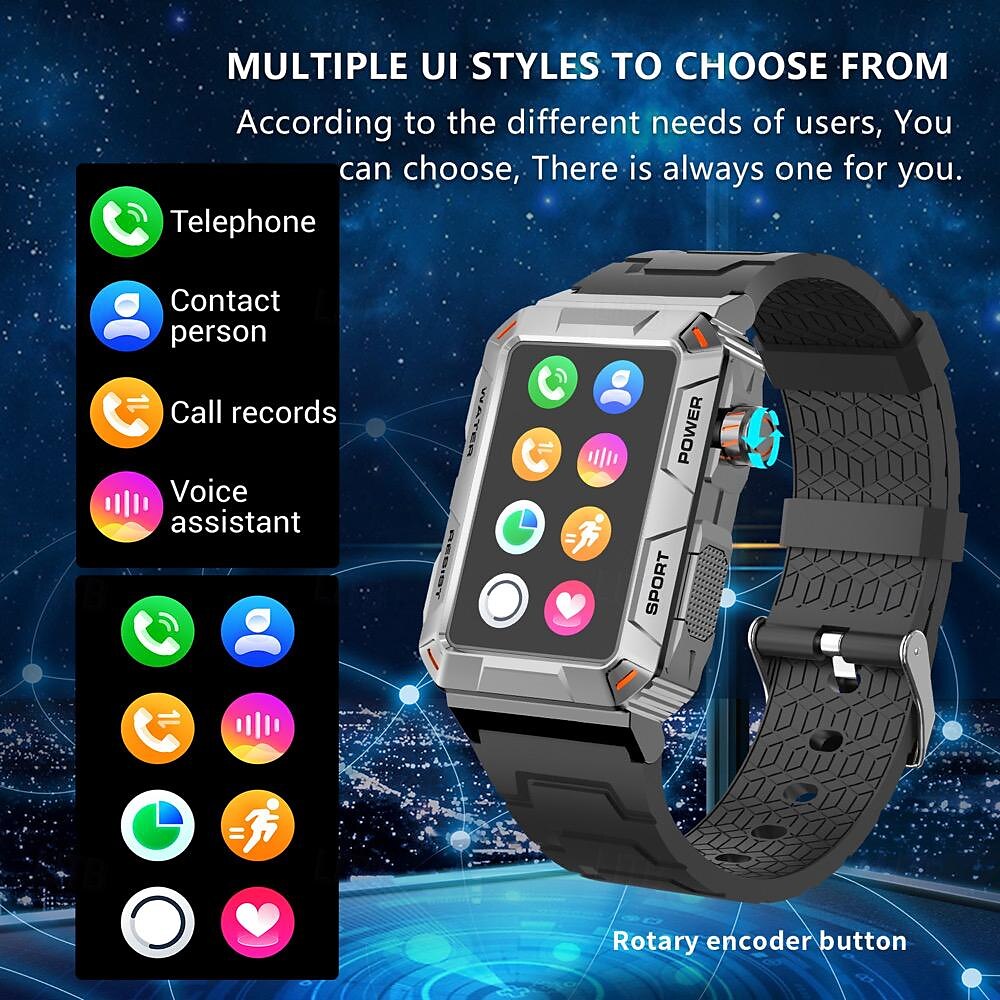 696 MT88 Εξυπνο ρολόι 1.57 inch Έξυπνο ρολόι Bluetooth ΗΚΓ + PPG Βηματόμετρο Υπενθύμιση Κλήσης Συμβατό με Android iOS Γυναικεία Άντρες Κλήσεις Hands-Free Υπενθύμιση Μηνύματος IP 67 Θήκη ρολογιού 32 mm 2025 - $51.99 –P3