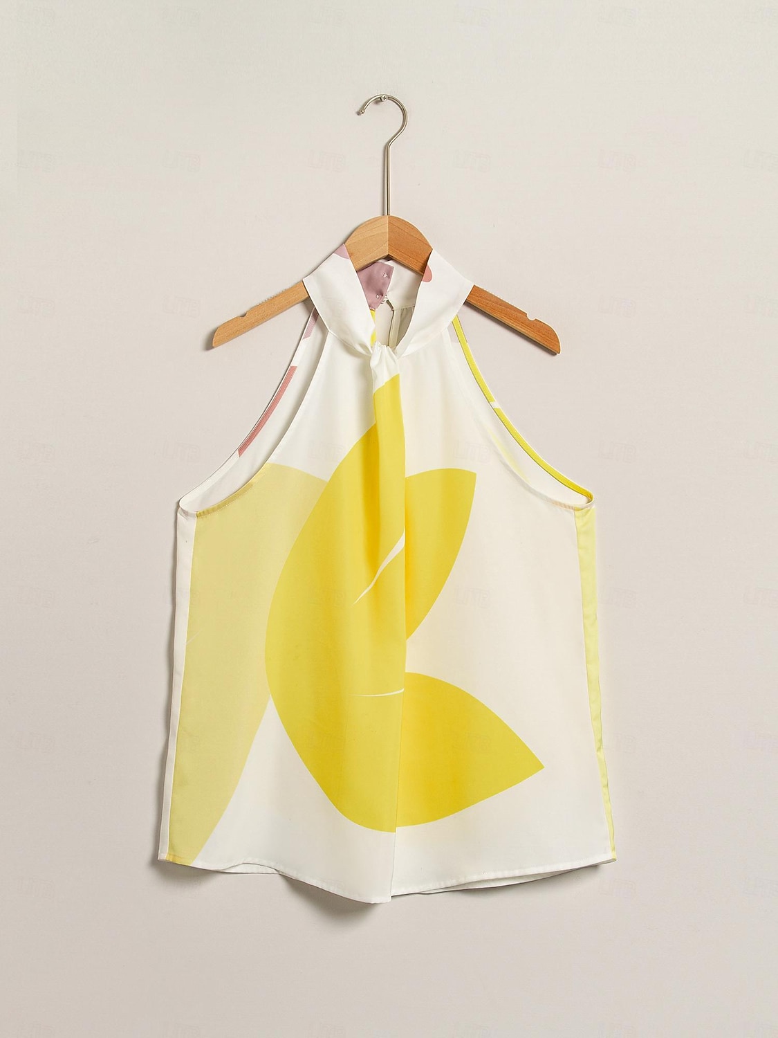 Per donna Floreale Da tutti i giorni Da mare Casual / quotidiano Senza maniche Bianco Stile Floreale Senza maniche Halter Neck Estate del 2025 a $51.99 –P7
