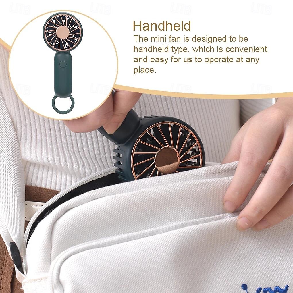 USB Rechargeable Mini Fan – Portable Handheld Cooling Fan for Summer Outdoor Camping Travel Study 2025 - $17.99 –P3