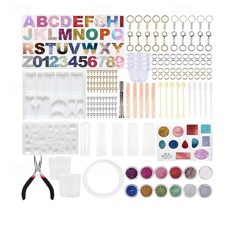 goutte à goutte adhésif pendentif miroir moule en silicone bricolage résine époxy clé pendentif outil lettre silicone moule de 2025 ? $46.99 –P10