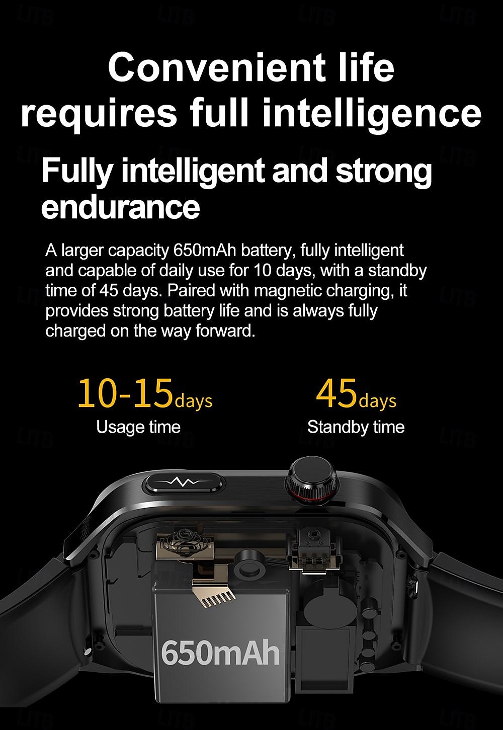 iMosi TK16 Smart Watch 2.04 inch Smartwatch Fitness Running Watch Bluetooth ECG+PPG Temperature Monitoring Pedometer Compatible with Android iOS Women Men Long Standby Hands-Free Calls Waterproof IP68 2025 - $83.19 –P17