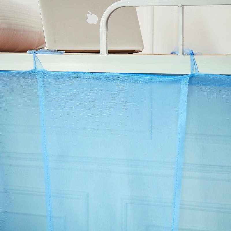 myggnett tetthetsstropp student hybel myggnett ensfarget hvit gårdsplass bryllup myggnett inkluderer et par tau myggforebyggende kroker myggnetting 2025 - $12.99 –P14