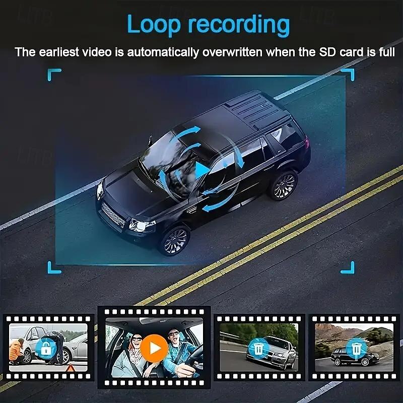 Three-lens Tachograph High-definition Night Vision Astern Image of The Front and Rear Of The Car 2025 - $52.99 –P7