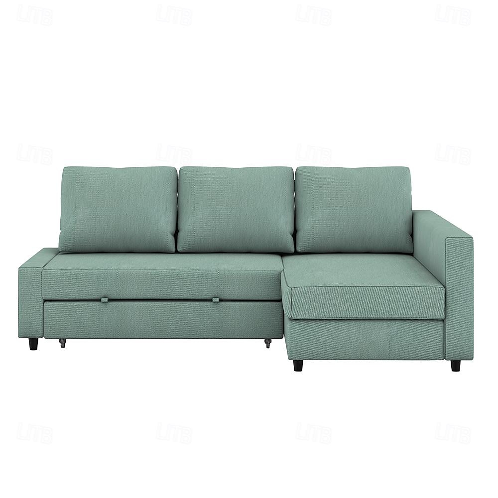 Capa de Sofá 100% Algodão com Armazenamento Capas de Sofá-Cama Acolchoadas Cor Sólida de 2025 por $384.49 –P17