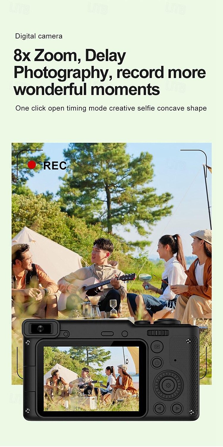 2.4-Inch Q9 Digital Camera 600mA Supports 32GB128GB Digital Cameras 2025 - $39.2 –P5