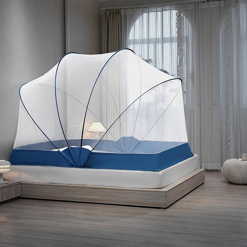 Moustiquaire pliable de 47 pouces de hauteur, filets ménagers ouverts et fermés en une seconde, moustiquaire grand espace pour dormir au lit avec installation gratuite de 2025 ? $94.99 –P2