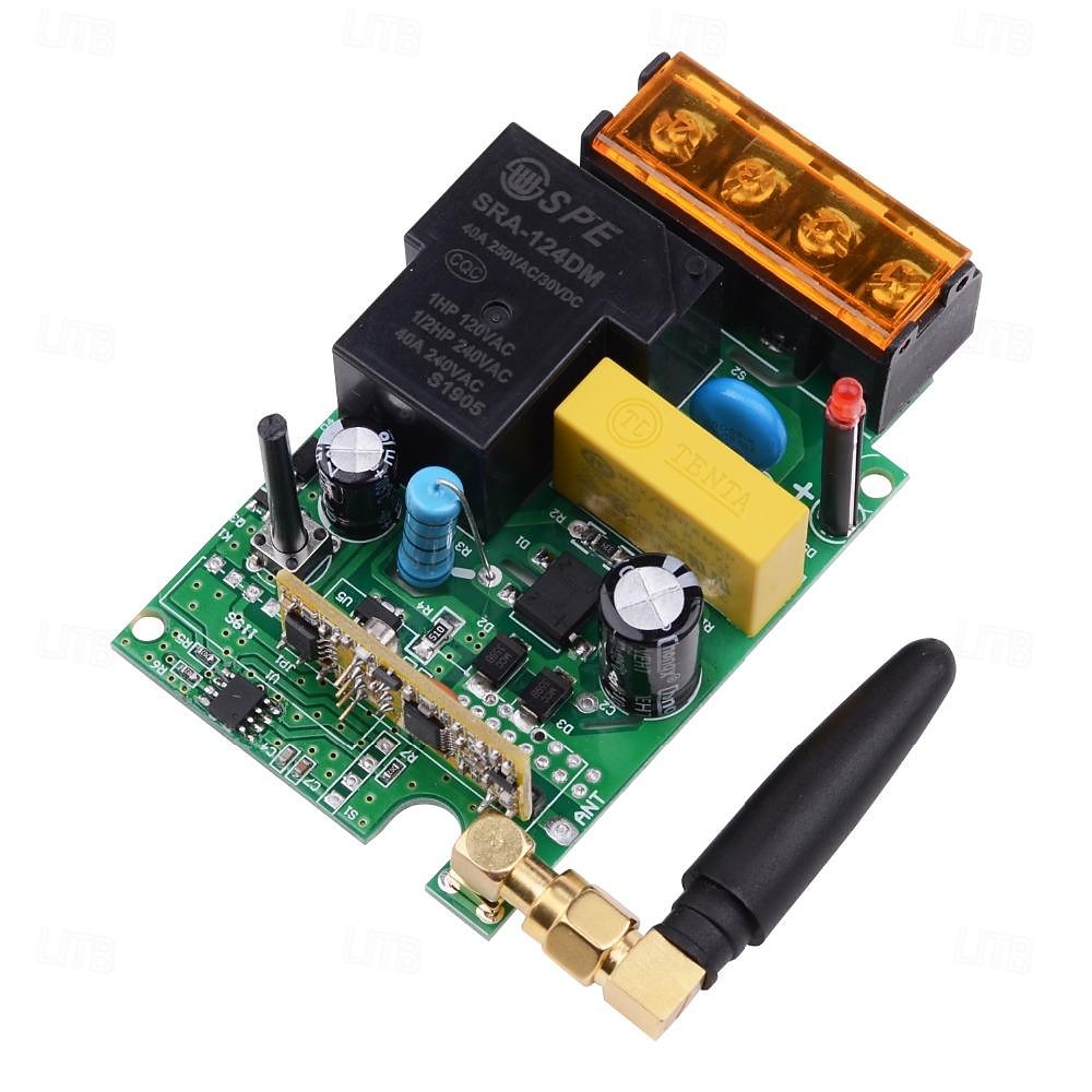 AC 220V 30A trådlös fjärrkontrollbrytare, högeffekts RF smart brytarsats med 433mhz sändare för vattenpump, motor, LED-lampor, industriell utrustning, extern antennmottagare med lång räckvidd 2026 - $15.99 –P3