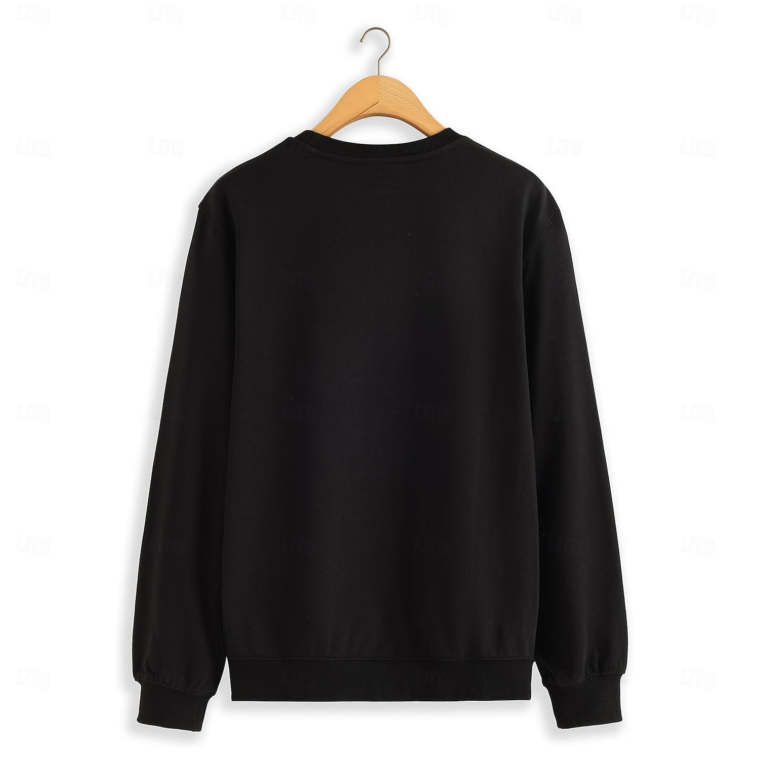 Herren Grafik Sweatshirts Langarm Sweatshirts Rundhalsausschnitt Mode Täglich Urlaub Ferien Frühling & Herbst Schwarz Weiß Bekleidung Designer S M L XL 2XL 2025 - $8.99 –P2