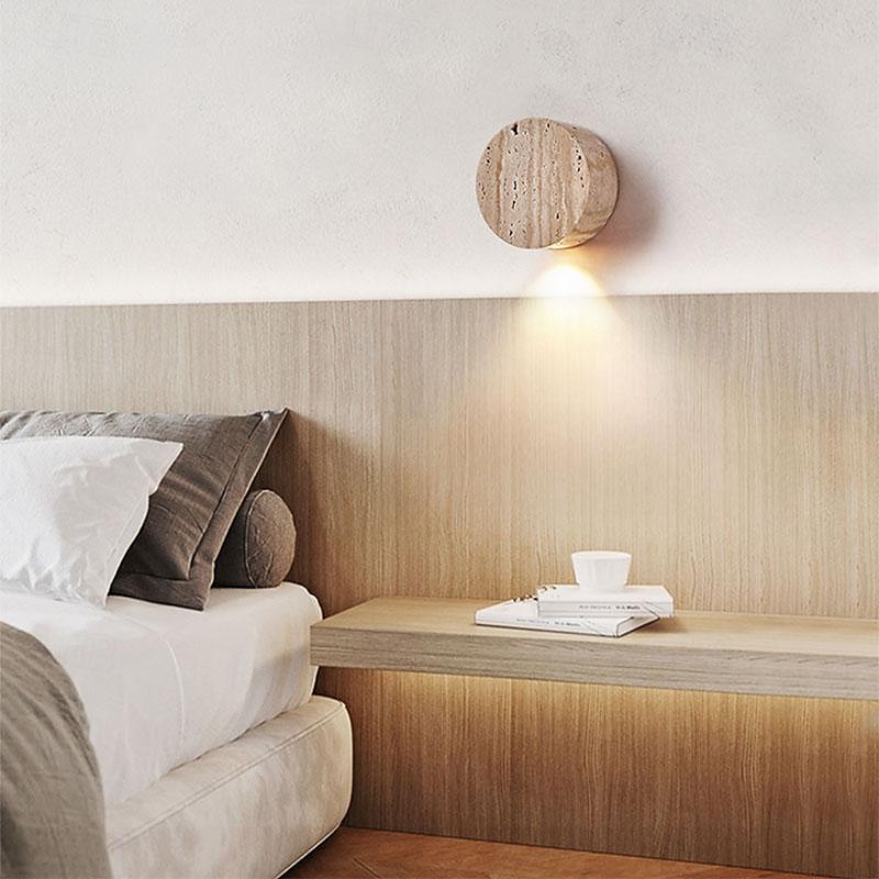 LED Sconce Post Modern Marble Wall Light Indoor Round Beam Spot Light 3000K Warm White Lighting Fixture Bedroom Bedside Wall Lamp for Hallway Living Room Porch Office 2025 - $104.99 –P8