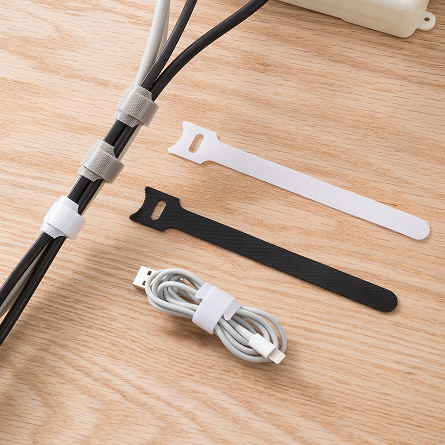 30pcs Cable Organizer - Reusable Self-Gripping Cable Ties for Charger Management, Wire Bundling, Storage, Suitable for Home, Office, Desk Cable Organization 2025 - $10.99 –P7