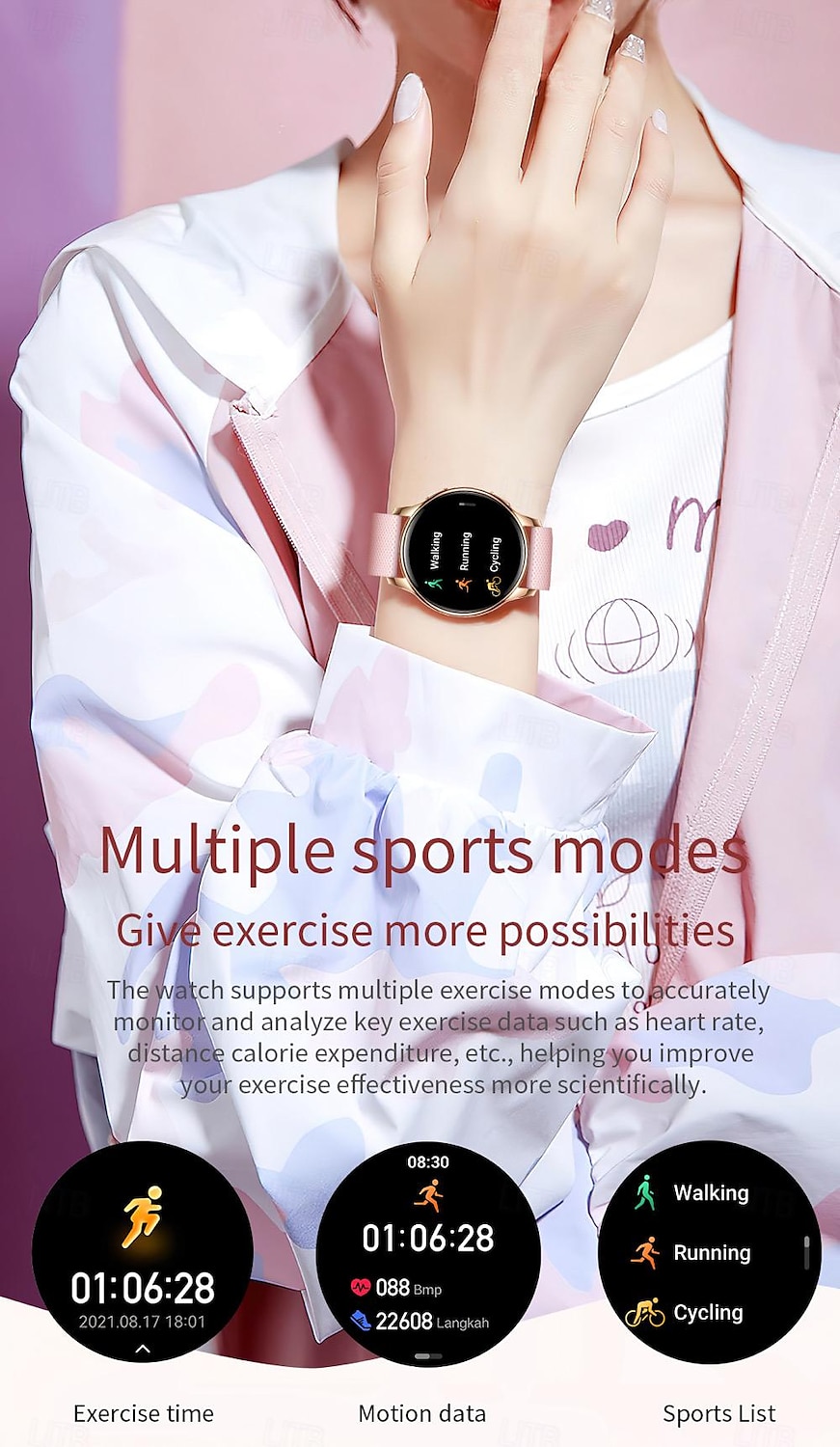 696 Y11 Smart Watch 1.32 inch Smartwatch Fitness Running Watch Bluetooth ECG+PPG Pedometer Call Reminder Compatible with Android iOS Women Men Hands-Free Calls Message Reminder IP 67 42mm Watch Case 2025 - $57.99 –P10