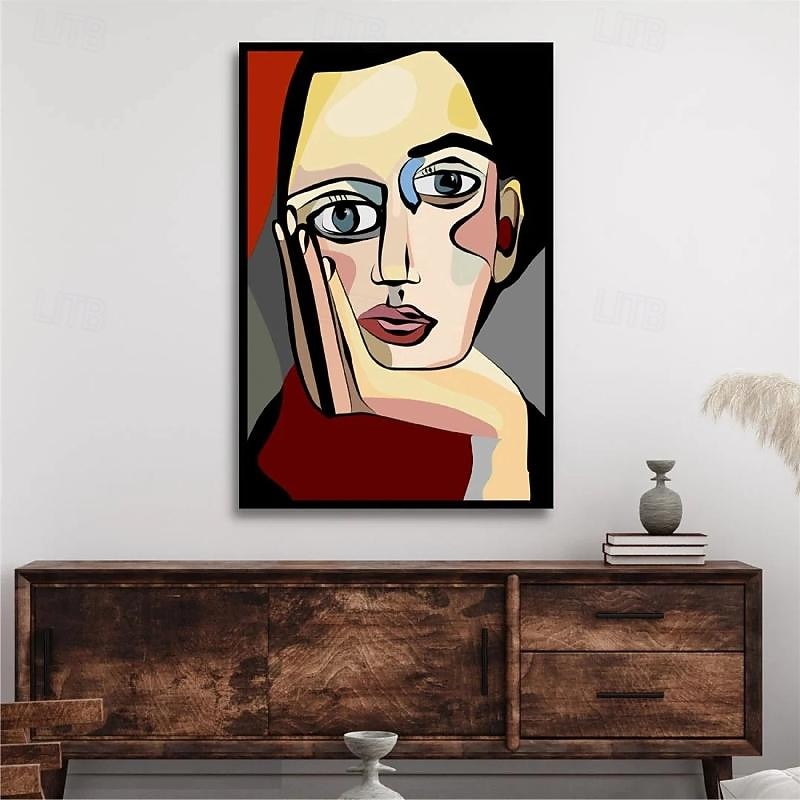 2026年 ストリートアート油絵手描きの人物画テクスチャキャンバス