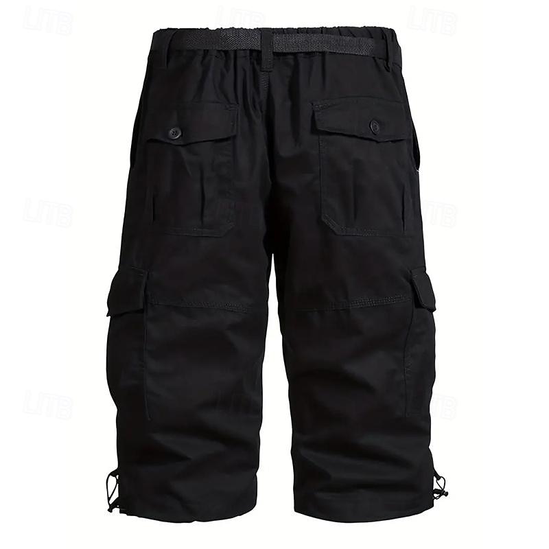 Hombre Pantalones cortos tácticos Pantalón Corto Cargo Pantalón corto Shorts para senderismo Botones Multi bolsillo Plano Listo para vestir Corto Diario Exterior Ropa de calle Moda Clásico Azul 2026 - $21.99 –P14