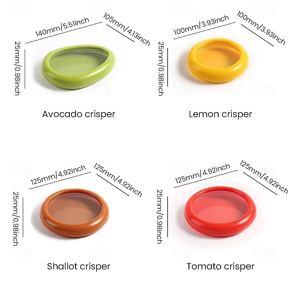 scatola per frutta in silicone, scatola per frutta e verdura antiossidante, contenitori per frutta e verdura in silicone per frigorifero per mantenerli freschi del 2025 a $10.99 –P1