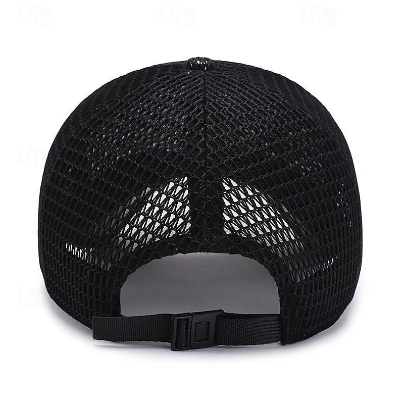 Herre Baseballcaps Solhatt Trucker Hat Svart Blå polyester Netting Mote Fritid Gate Daglig عادي Justerbare Solkrem Pustende 2025 - $7.99 –P6