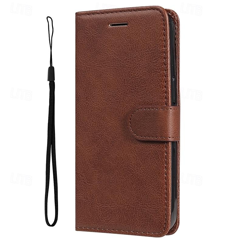 Phone Case For Samsung Galaxy S24 S23 S22 S21 S20 Ultra Plus FE A54 A34 A14 S25 Ultra Wallet Case Magnetic Full Body Protective with Wrist Strap Retro TPU PU Leather 2025 - $14.99 –P5