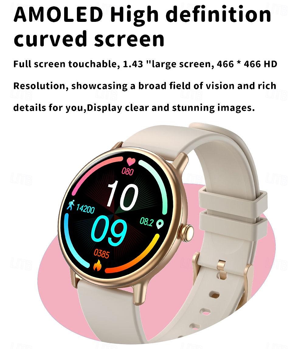 696 Y86 Умные часы 1.43 дюймовый Смарт Часы Bluetooth ЭКГ + PPG Педометр Напоминание о звонке Совместим с Android iOS Женский Мужчины Хендс-фри звонки Напоминание о сообщении IP 67 2025 - $49.99 –P3