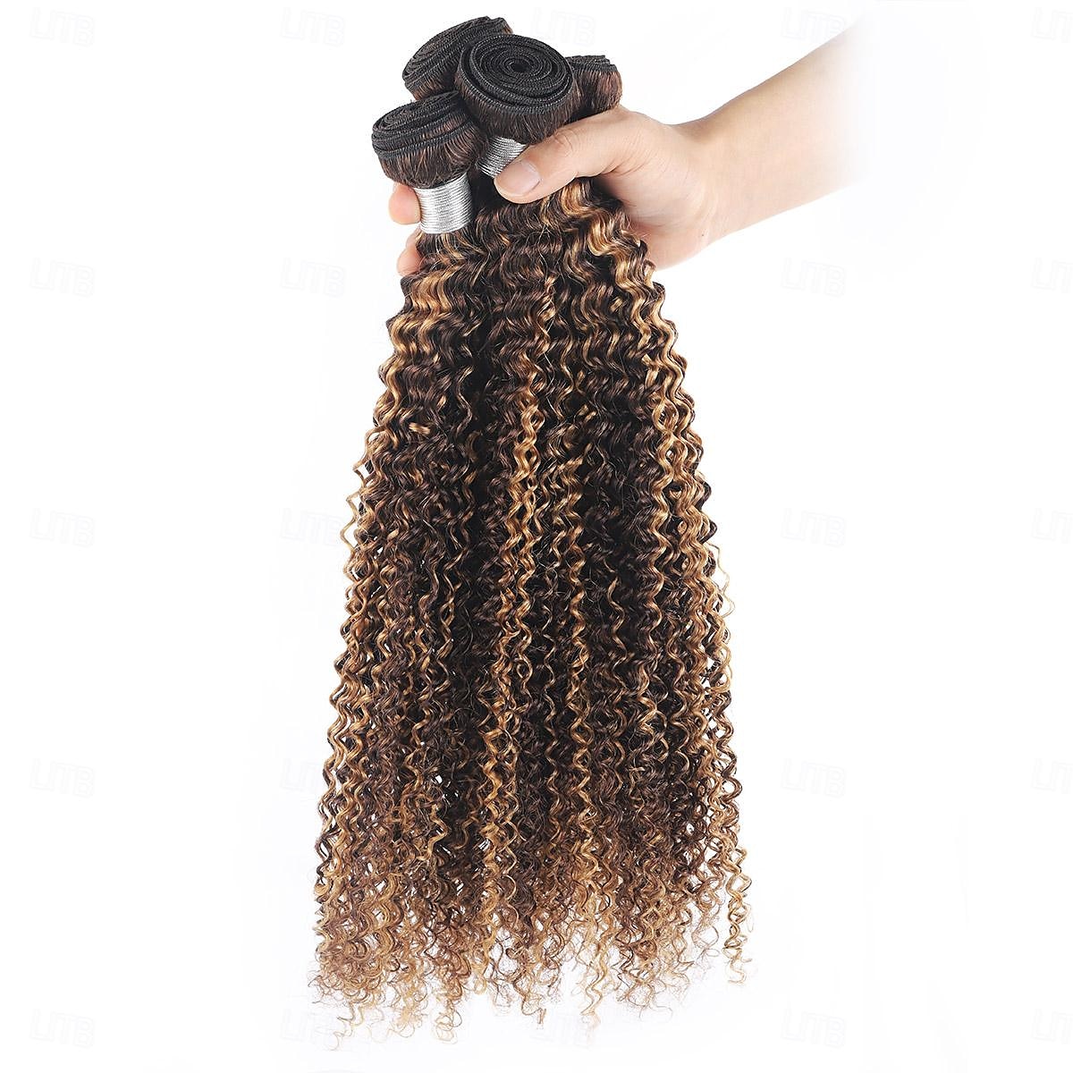 mette in risalto i capelli umani p4/27 ricci ondulati bundle 3 bundle 300g extension per capelli del 2025 a $183.99 –P1