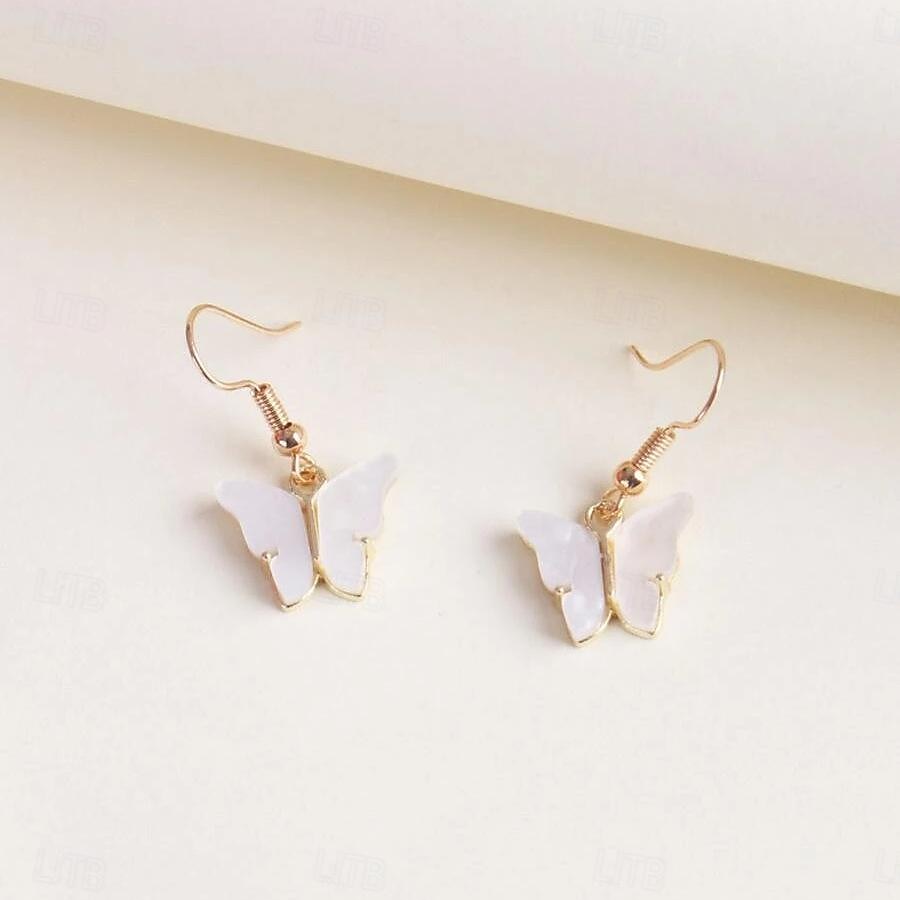 1 paio Orecchini pendenti For Per donna Compleanno Da sera Lega geometrico Moda Con animale del 2025 a $2.49 –P2