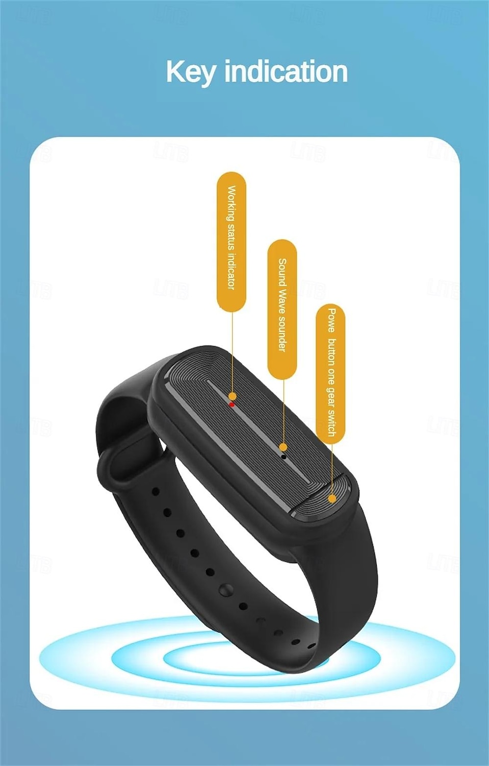 Electronic Mosquito Repellent Bracelet – Ultrasonic Wearable Band Anti-Mosquito Protection 2026 - $12.99 –P6