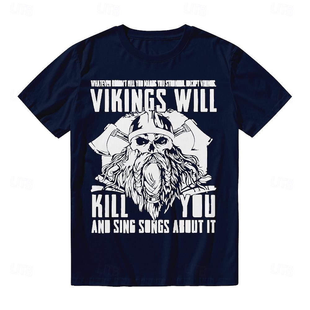 T-paita Kuvio Vapaa-aika Keskiaika T-paita Kuvitettu varten Miesten Aikuisten Kuuma leimaus varten Halloween Karnevaali Naamiaiset Rento / arki 2026 - $17.99 –P2