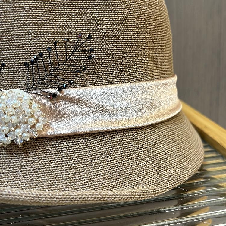 Fascinátory Klobouky Doplňky do vlasů akryl / bavlna Zvonovitý klobouk Kbelík Slamák Ležérní Dovolená Elegantní Vinobraní S Štras Mašličky Přílba Pokrývky Hlavy 2025 - $28.99 –P2