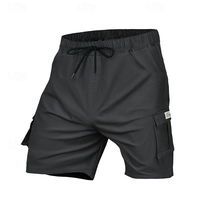 Bărbați Pantaloni scurti tactici Pantaloni Scurți Cargo Pantaloni scurți de camping Σορτς πεζοπορίας Talie elastică Multi Buzunare Picior drept Simplu Confortabil la umezeală Purtabil Lungimea 2025 - $21.99 –P7