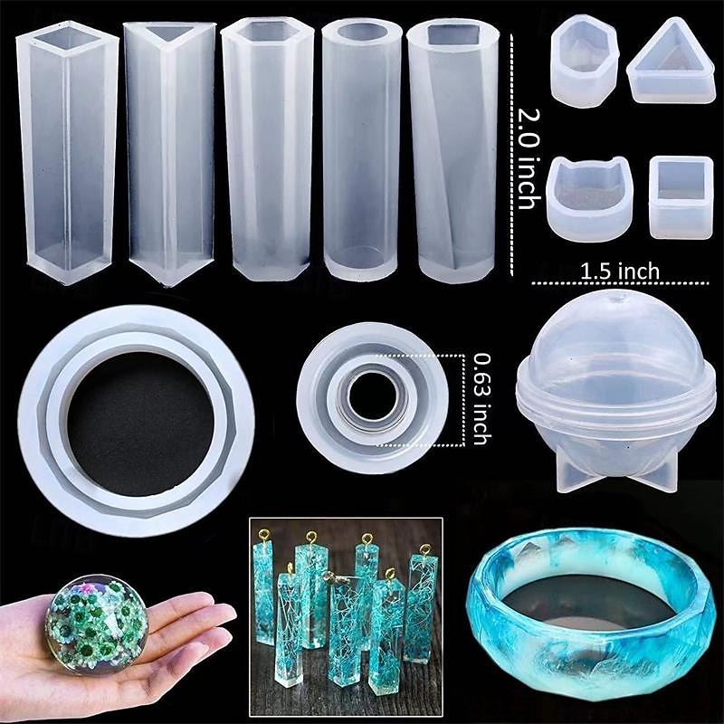 Kristall-Tropfer-Form, Armband-Anhänger, Schmuck-Silikonform, Set mit DIY-Tropfer-Form 2025 - $42.99 –P8