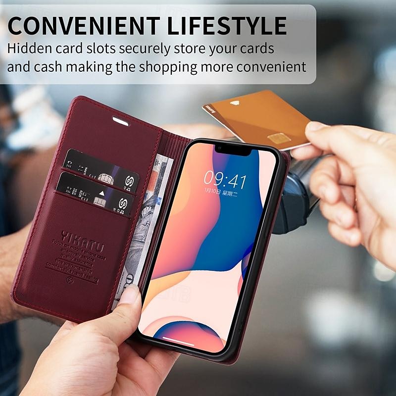 Phone Case For Samsung Galaxy S24 S23 S22 S21 S20 Ultra Plus FE A54 A34 A14 Note 20 10 S25 Ultra Wallet Case Magnetic Full Body Protective Kickstand Retro TPU PU Leather 2025 - $17.99 –P5