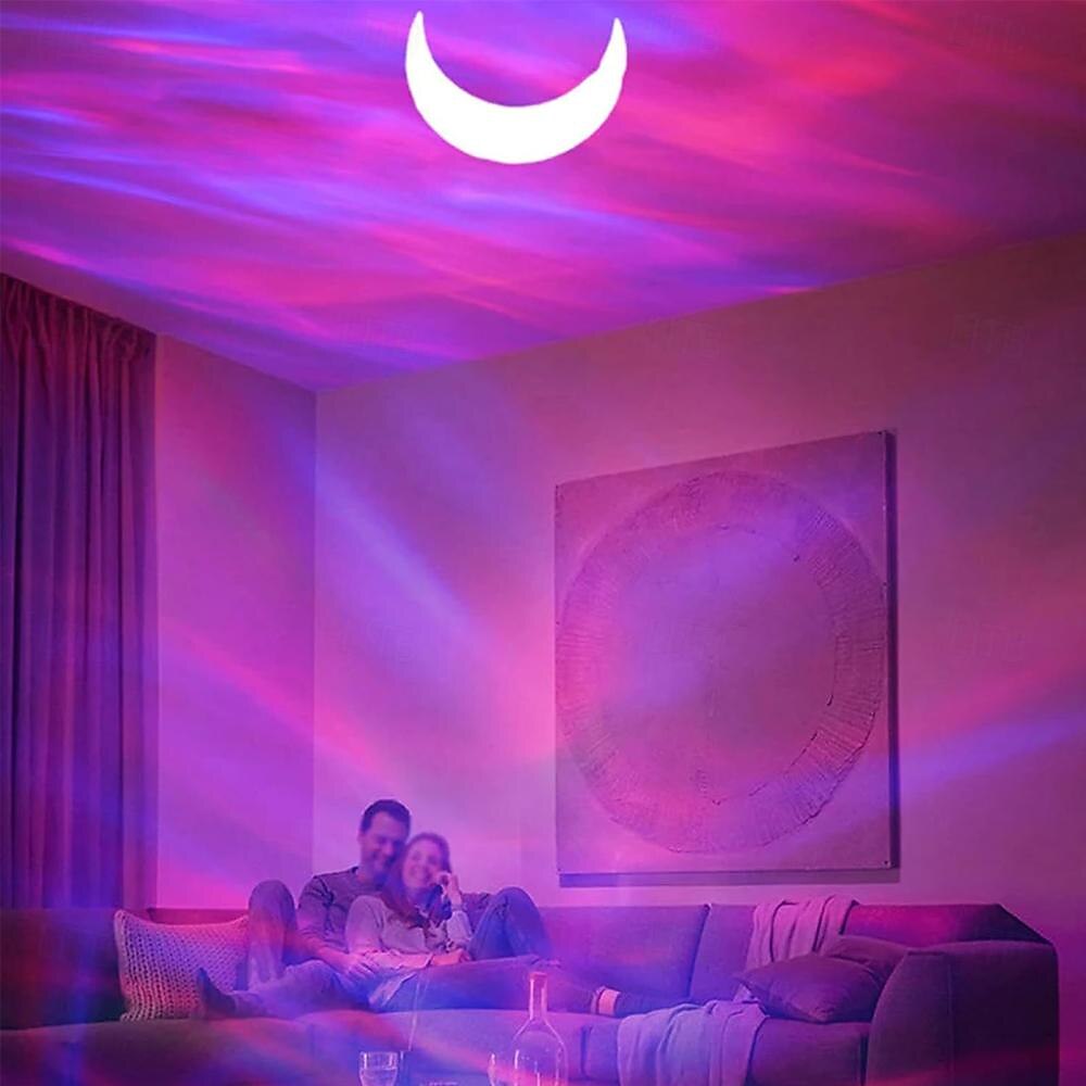 Aurora Projector Night Light with Music 10W LED Star Light Projector Moon Projector with Music Night Light for Kids Room Decor Living Room Office Countertop Bedroom 2025 - $38.99 –P5