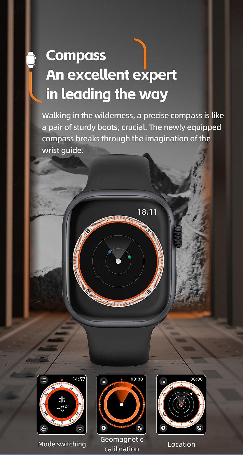iMosi S9 Smart Watch 2.06 inch 4G LTE Cellular Smartwatch Phone 4G Pedometer Call Reminder Heart Rate Monitor Women Men GPS Hands-Free Calls Waterproof IP 67 41mm Watch Case 2025 - $108.99 –P12