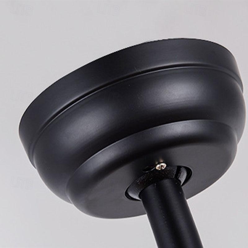 3 luci 108 cm Design Singolo Ventilatore da soffitto Metallo Vetro Finiture Verniciate Vintage Stile Nordico 110-120V 220-240V del 2025 a GBP £267 –P3